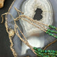 Vintage Native American 3 Strands Natural Turquoise Heishi Necklace For Women
