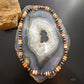 Southwestern Style 6.5-8.5mm Copper Navajo Pearl & Spiny Oyster Beads Necklace For Women