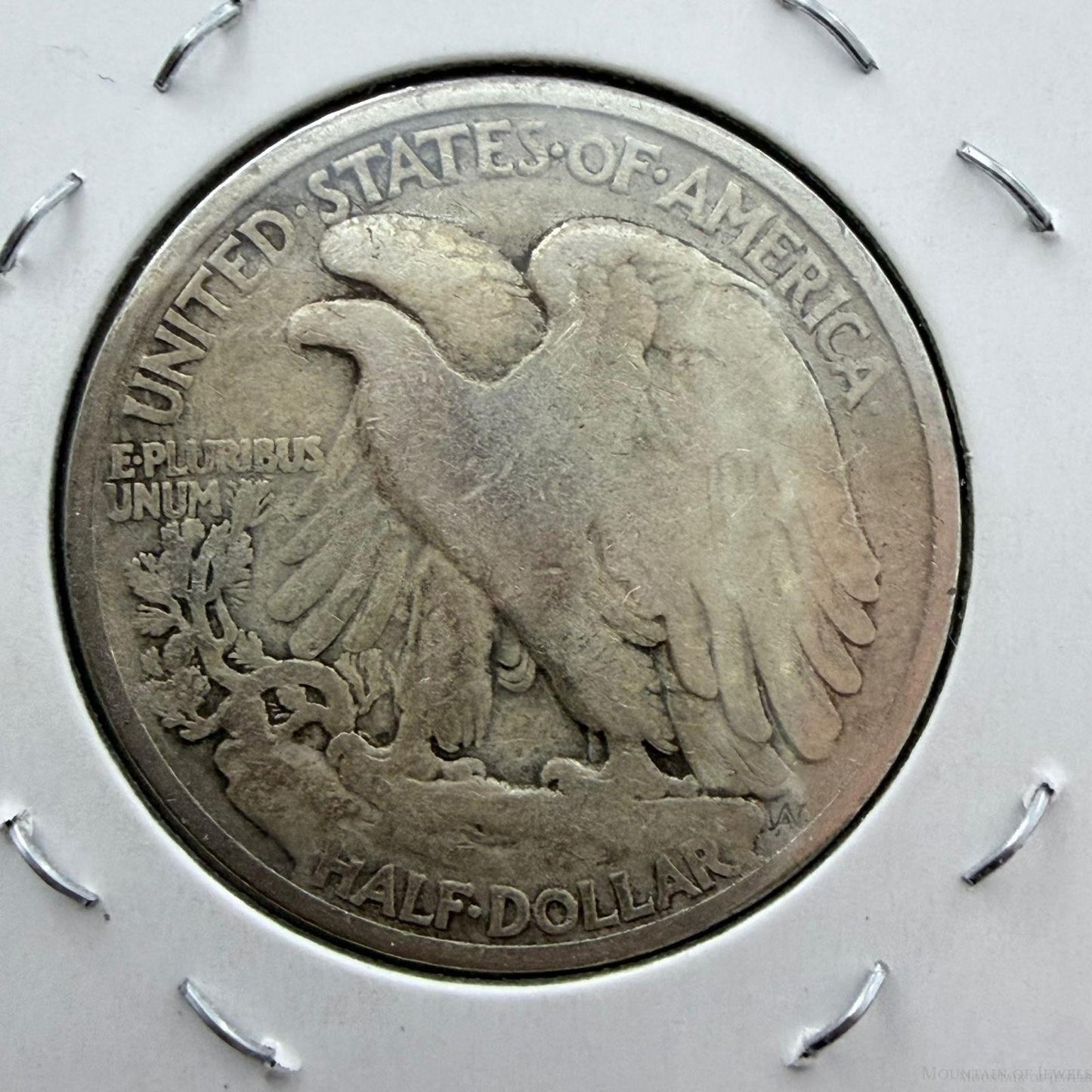 1934 US Walking Liberty Half Dollar 90% Silver AG-G #121725-2E