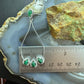 Carolyn Pollack Sterling Silver Jade & Malachite Hoop Dangle Earrings For Women