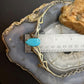 Carolyn Pollack Sterling Silver Teardrop Turquoise 17" Necklace For Women