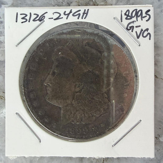 1899-S US 90% Morgan Silver Dollar G-VG #13126-24GH