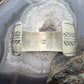 Alex Becenti Native American Sterling Silver Village Life Storyteller Unisex Bracelet