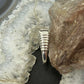 Carolyn Pollack Sterling Silver Faceted Smokey Quartz Decorated Ring Size 6.25 For Women