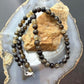 Sterling Silver Southwestern Style 8mm Smoky Quartz Beads 20" Necklace For Women