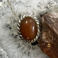 Carolyn Pollack Sterling Silver & Brass Large Oval Carnelian Decorated Ring For Women