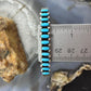 Veronica Martza Native Americn Sterling Silver Needlepoint Turquoise Bracelet For Women