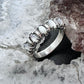 Carolyn Pollack Vintage Sterling Silver 5 Oval Moonstone Band Ring For Women