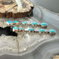 Native American Sterling Silver Turquoise Cluster Post Earrings For Women
