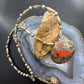 Vintage Native American Silver Zuni Pendant/Brooch Inlay Cardinal Bird Necklace For Women