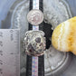 Sterling Silver Southwestern Style Rectangle Asteroid Jasper Ring Size 9 For Women