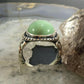 Carolyn Pollack Southwestern Style Sterling Silver Oval Variscite Decorated Ring For Women