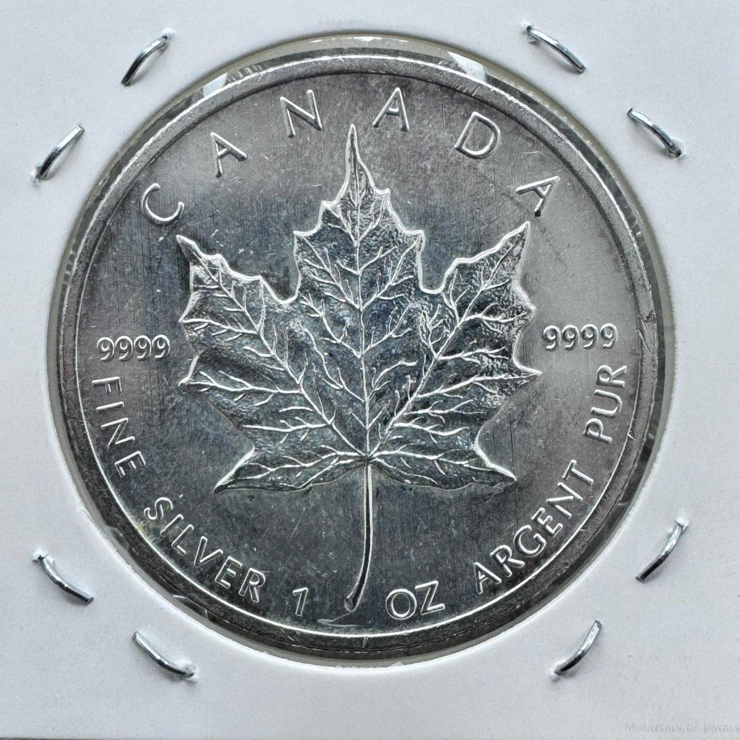 2013 Canada 1.0 Troy Ounce .9999 Fine Silver Maple Leaf Round # 53024-7OU