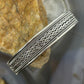 Sterling Silver Flexible & Adjutable Decorated Braided Fashion Bracelet For Women