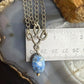 Carolyn Pollack Sterling Silver Sodalite Double Chain Link Necklace For Women
