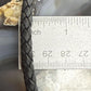 Carolyn Pollack Sterling Rounded & Faceted Onyx Beads Braided Leather Necklace For Women