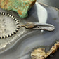 Sterling Silver Southwestern Style Feather & Leaf Unisex Pendant