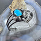Vintage Native American Silver Turquoise Decorated Bracelet For Women