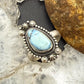 Sterling Silver Southwestern Style Golden Hill Turquoise Adjustable Ring For Women #2