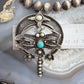 Frank Valdez Native American Sterling Silver Scorpions w/Navajo Pearl Unisex Necklace