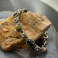 Carolyn Pollack Sterling Silver 7 Oval Multi-Stone Decorated 8" Link Bracelet For Women