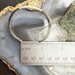 Vintage Native American Silver Chip Inlay Turquoise & MOP Zigzag Cuff For Women