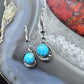 Carolyn Pollack Sterling Silver Rounded Turquoise Dangle Earrings For Women