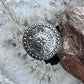 Carolyn Pollack Sterling Silver Round Shield Decorated Engraved Unisex Ring