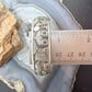Alex Becenti Native American Sterling Silver Village Life Storyteller Unisex Bracelet