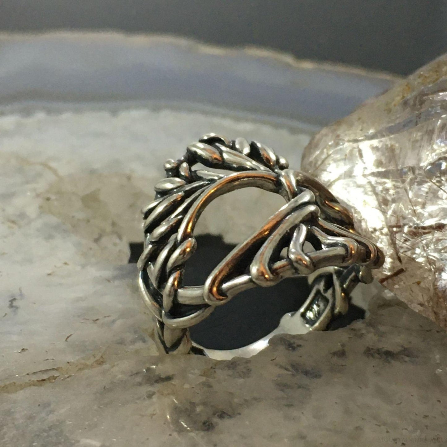 Carolyn Pollack Southwestern Style Sterling Silver Twisted Tree Ring For Women