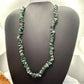 Vintage Natural Malachite & Hematite 34" Necklace For Women