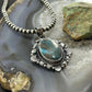 Sterling Silver Southwestern Style Oval Turquoise Decorated Pendant For Women #4