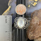 Carolyn Pollack Sterling Silver Oval Mother of Pearl & Quartz Decorated Doublet Ring For Women