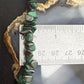Vintage Natural Malachite & Hematite 34" Necklace For Women