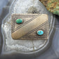 David Taliman Vintage Native American Sterling Silver w/Turquoise Belt Buckle For Men