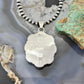 Sterling Silver Southwestern Style Mohave Turquoise Cluster Pendant For Women #1