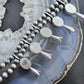 Sterling Silver Southwestern Style Turquoise Squash Blossom 18"-20" Necklace For Women