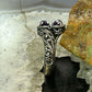 Carolyn Pollack Sterling Silver Faceted Amethyst Doublet Bypass Ring Size 8 For Women