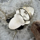 Sterling Silver Southwestern Style Oval & Teardrop Turquoise Adjustable Ring For Women