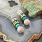 Tommy & Rosita Singer Sterling Silver Howlite, Turquoise Bead Dangle Earrings For Women