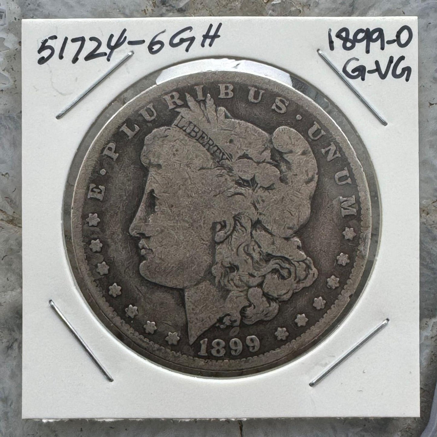 1899-O US 90% Morgan Silver Dollar G-VG #51724-6GH