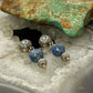 Carolyn Pollack Sterling Silver denim Lapis Decorated Dangle Earrings For Women