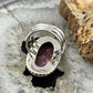 Sterling Silver Southwestern Style Oval Thulite Decorated Ring Size 7 For Women
