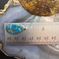 Sterling Silver Southwestern Style Teardrop Cooper Turquoise Dangle Earrings For Women