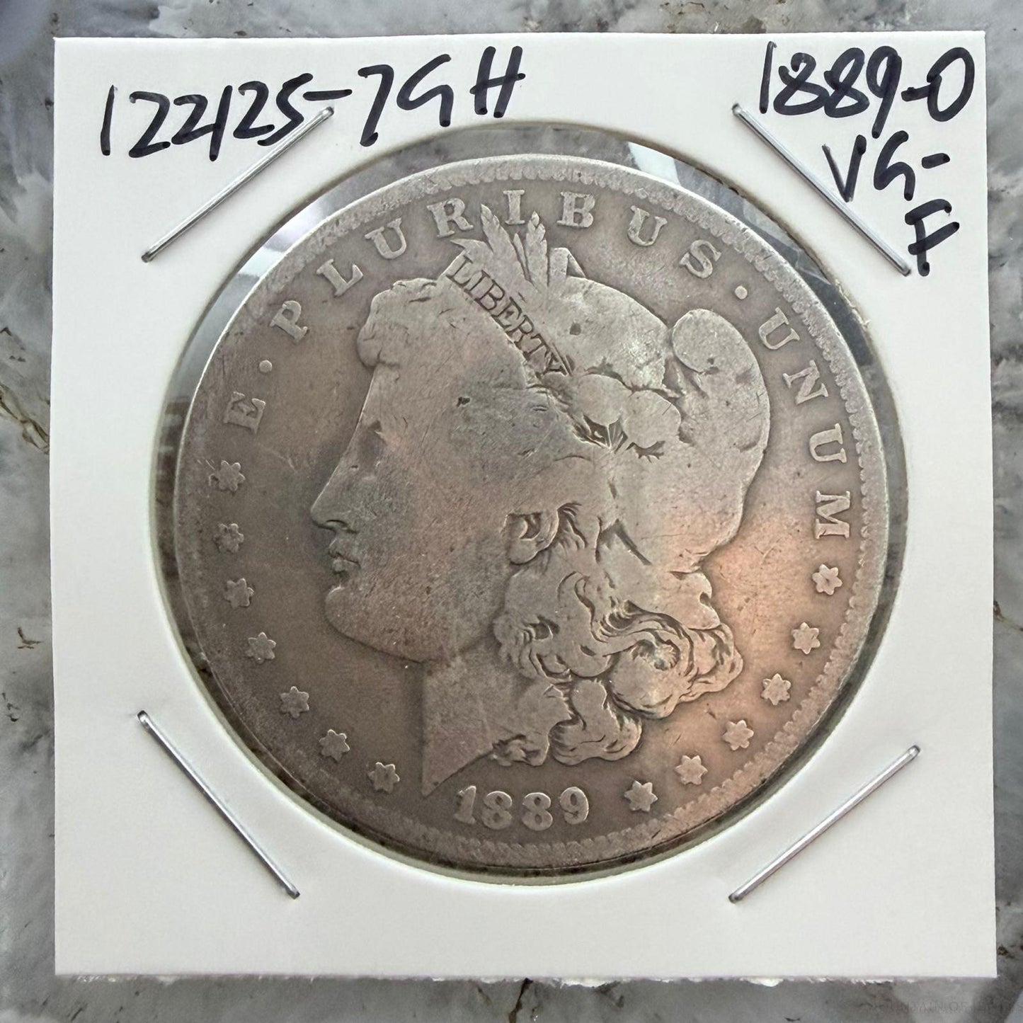 US 1889-O 90% Morgan Silver Dollar G-VG #122125-7GH