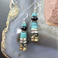 Tommy & Rosita Singer Sterling Silver Turquoise & Onyx Beads Dangle Earrings For Women