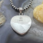 Sterling Silver Southwestern Style Cotton Candy Heart Pendant For Women #2