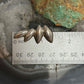 Vintage Sterling Silver Leaf style Fashion Post Earrings For Women