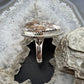 Sterling Silver Southwestern Style Wild Horse Heart Shape Ring Size 8 For Women