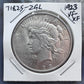 1923 US 90% Peace Silver Dollar VF-XF #71825-2GL LUSTER
